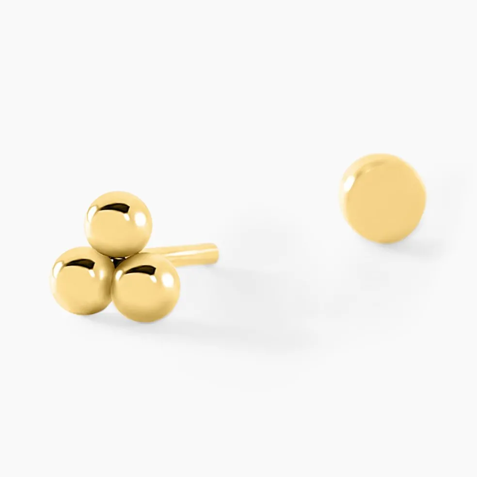 Piercing Pylea Acier Jaune