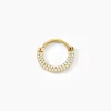 Piercing Septum Bettris Acier Jaune Oxyde De Zirconium