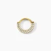 Piercing Septum Bettris Acier Jaune Oxyde De Zirconium