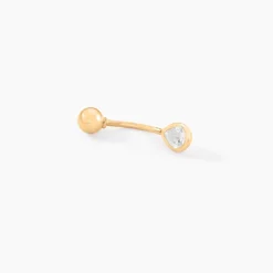 Piercing Venturino Or Jaune Oxyde De Zirconium
